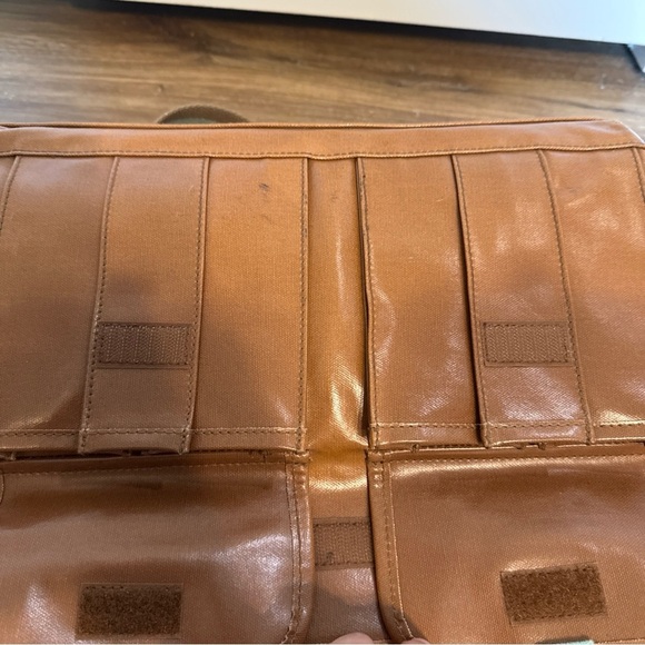 III Parcel Utility Messenger Crossbody Bag Purse Brown Tan P - Picture 12 of 12